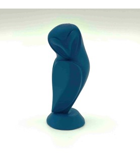 Figurine Lunavia | Statue Élégante de Chouette - Navy – Impression 3D