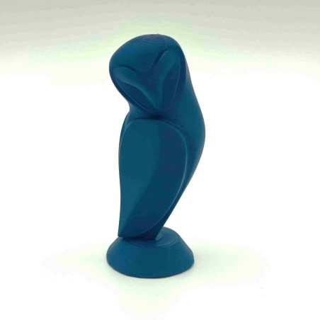 Figurine Lunavia | Statue Élégante de Chouette - Navy – Impression 3D