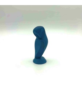Figurine Lunavia | Statue Élégante de Chouette - Navy – Impression 3D