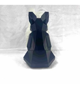 Figurine Opti'Dog | Bouledogue - Noir /Or – Impression 3D