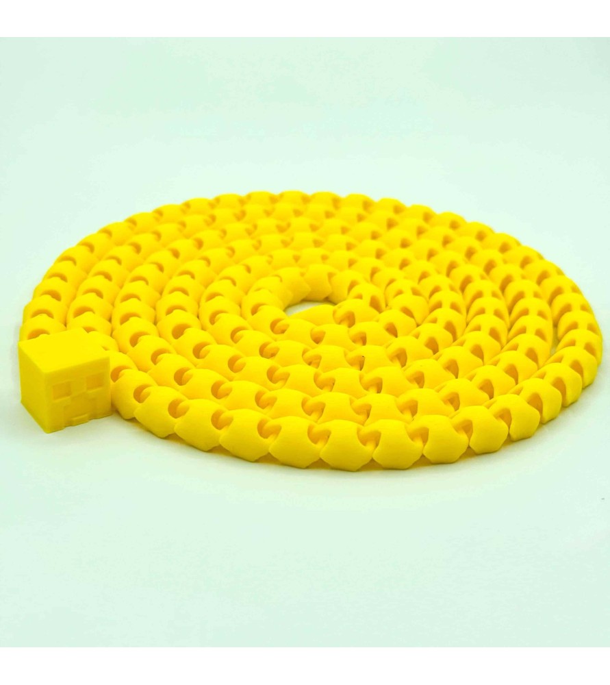 Figurine Serpix - Jaune - Impression 3D