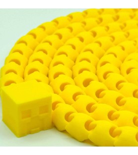 Figurine Serpix - Jaune - Impression 3D