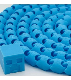 Figurine Serpix - Bleu - Impression 3D