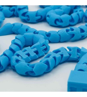 Figurine Serpix - Bleu - Impression 3D