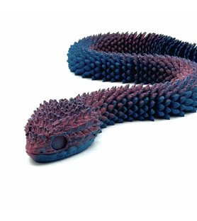 Figurine Aspidion - Bleu/Rouge - Impression 3D