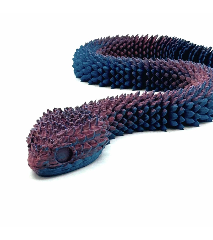 Figurine Aspidion - Bleu/Rouge - Impression 3D