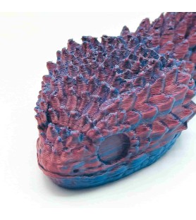 Figurine Aspidion - Bleu/Rouge - Impression 3D