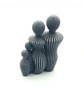 Statuette famille (couple & 2 enfants) - Impression 3D