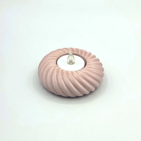 Bougeoir Spirale pour bougie à LED