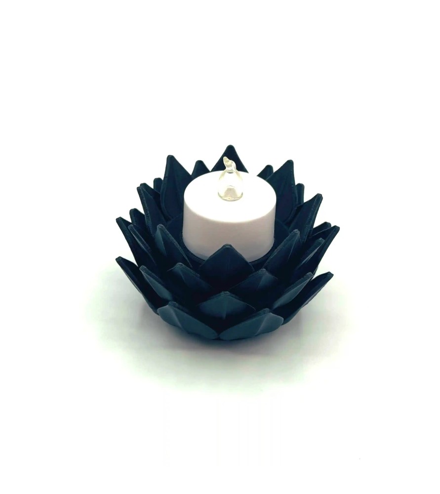Bougeoir Lotus pour bougie à LED