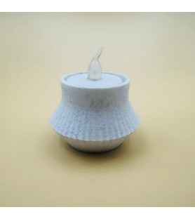 Bougeoir Jarre pour bougie à LED