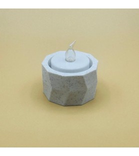 Bougeoir Lila pour bougie à LED