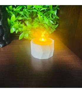Bougeoir Lila pour bougie à LED