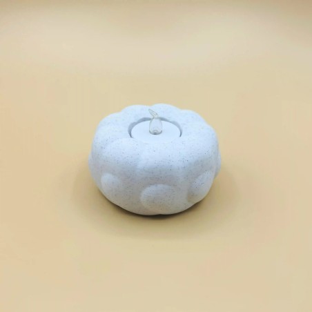 Bougeoir Nuage pour bougie à LED