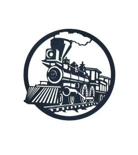 Art Mural - Train à Vapeur