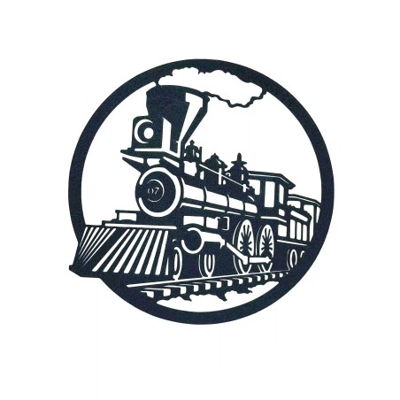 Art Mural - Train à Vapeur