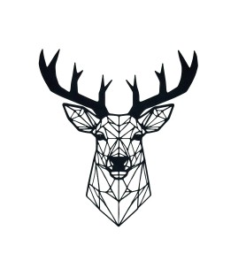 Art Mural - Cerf Origami