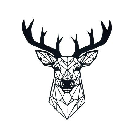 Art Mural - Cerf Origami