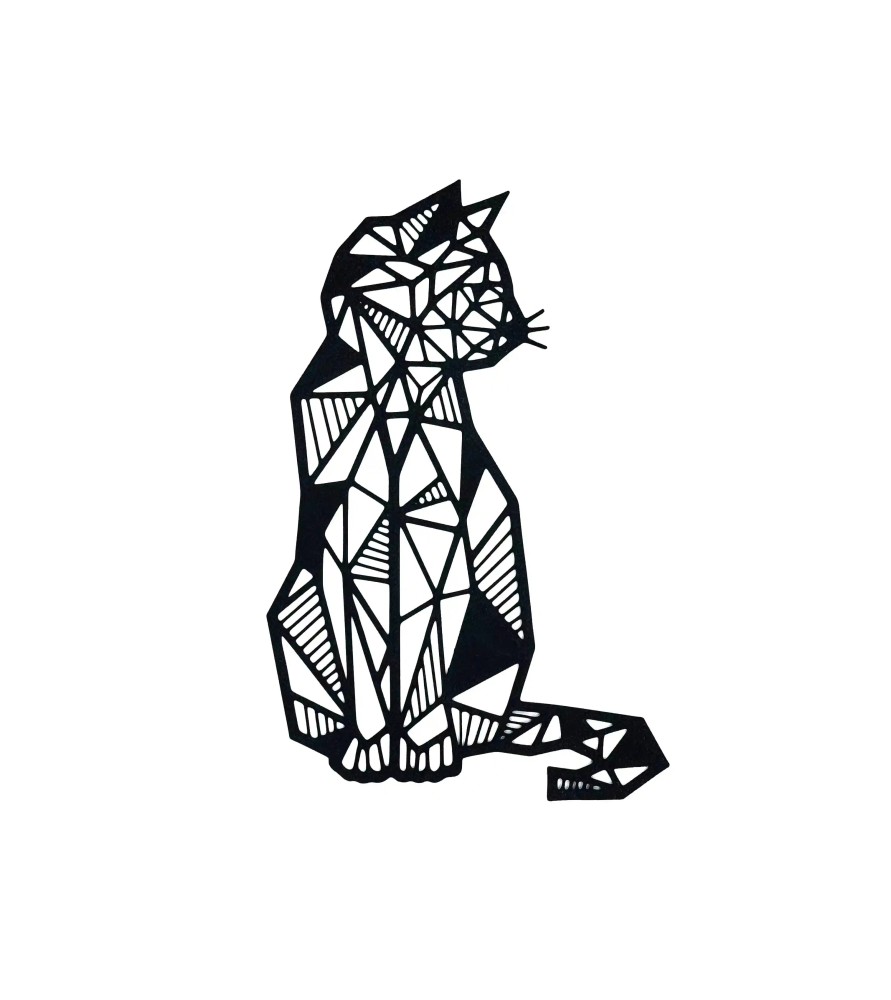 Art Mural - Chat Origami Art Mural - Chat Origami