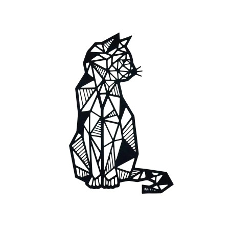 Art Mural - Chat Origami