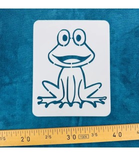 Pochoir animal grenouille réutilisable