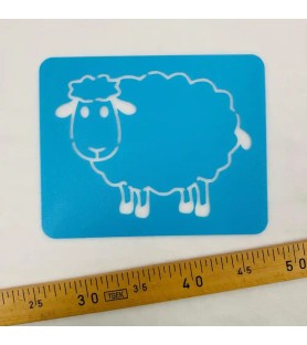 Pochoir animal mouton réutilisable