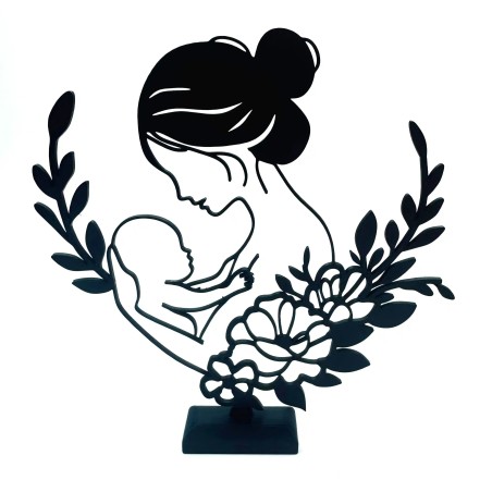 Art mural mère/enfant