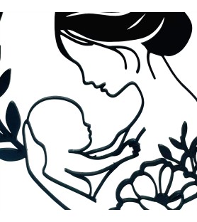 Art mural mère/enfant