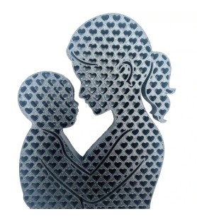 Mère et enfant en cœurs