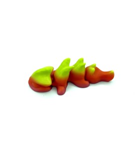Mini Dragon Articulé | Figurine impression 3D Rouge & Vert - POMM créations