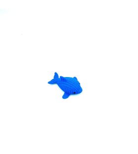 Dauphin Tricot Bleu | Figurine marine impression 3D - POMM créations