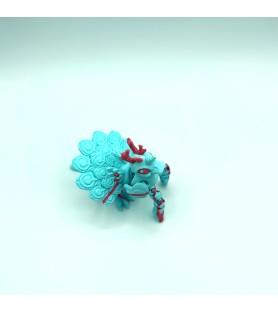 Cinder Whatchamahoozit Bleu | Figurine Dragon Fantaisie 3D - POMM créations
