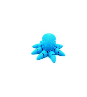 Cinder Octopus Bleu clair | Figurine poulpe impression 3D - POMM créations