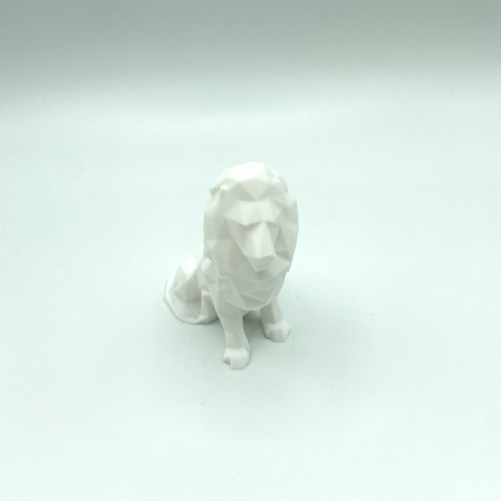 Lion Origami S blanc