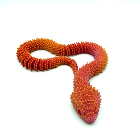 Figurine Aspidion - Orange/Rouge - M