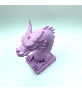 Drakehelm dragon violet | Figurine déco 3D – POMM créations