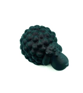 Mouton bouclé noir | Figurine déco 3D – POMM créations