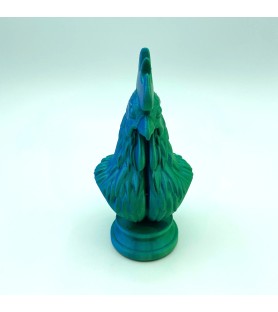 Coq -  Bleu Vert - M
