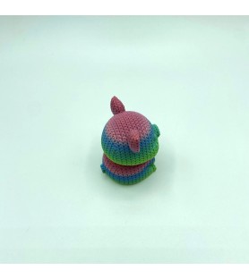 Cochon assis tricot