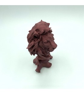 Buste de lion