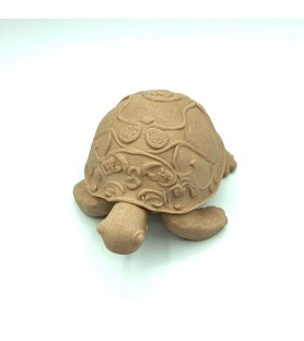 Tortue marron clair | Taille M – Figurine déco 3D – POMM créations