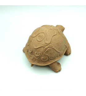 Tortue marron clair | Taille M – Figurine déco 3D – POMM créations