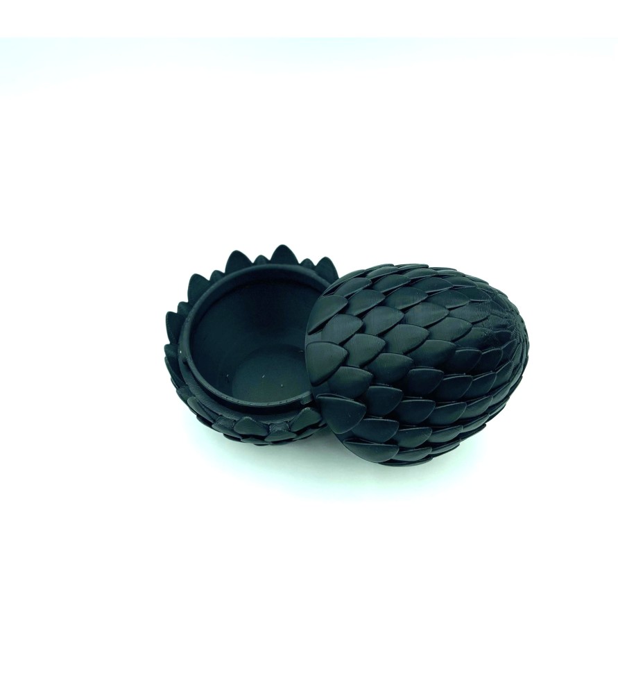 Boîte oeuf dragon - noir