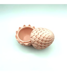 BOITE OEUF DRAGON ROSE – Boîte œuf articulée 3D – POMM créations