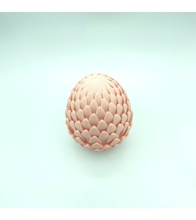 Boite oeuf dragon - Rose