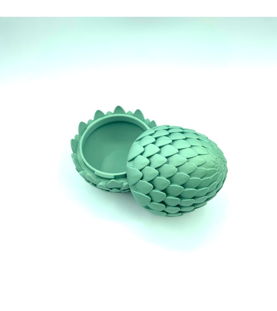 Boite oeuf dragon - Vert