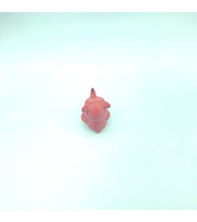 RHINO EN COLÈRE – Figurine rose 3D – POMM créations