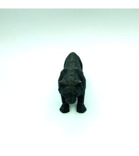Tigre debout – Figurine noire 3D – POMM créations