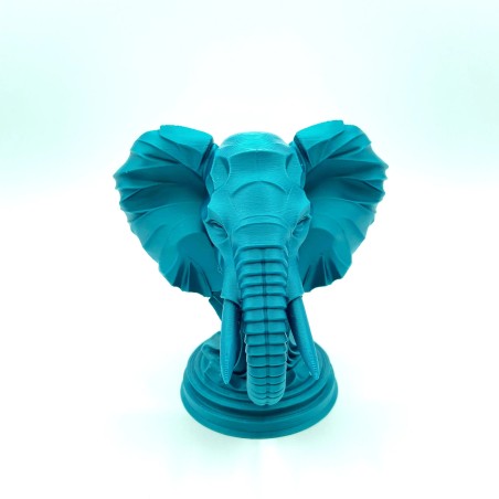 Buste éléphant - Bleu - M