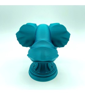 Buste éléphant - Bleu - M